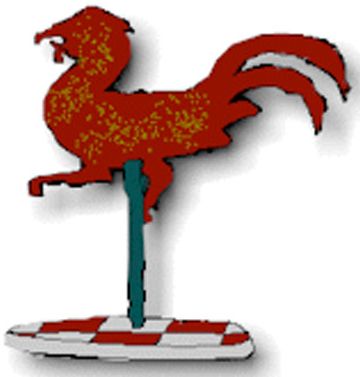 rooster weather vane