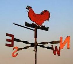 weathervane with rooster